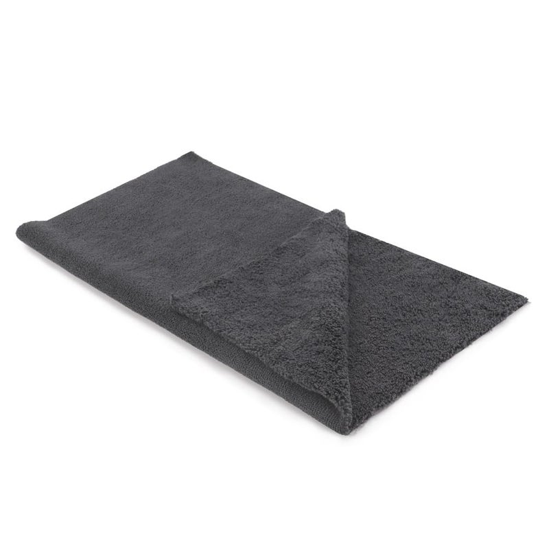 SPTA Microfiber Cleaning Towel, Microfiber Cleaning Cloth for Car Washing, 12 Pack Streak-Free, Ultra Absorbent, Washable for All Purpose Terry Microfiber Towels, 16.1in x 16.1in, 350GSM, Grey-MT038 - Image 2