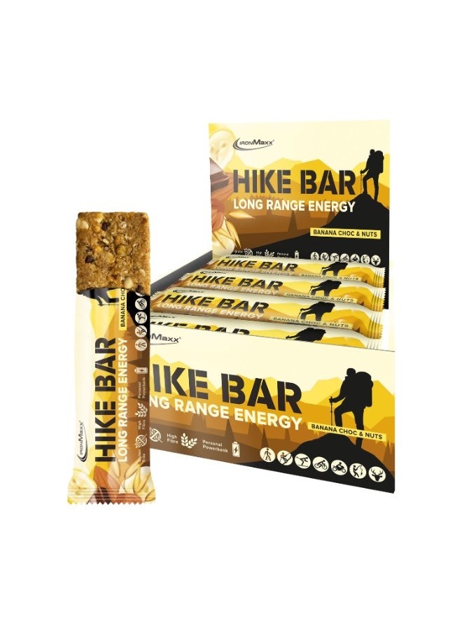 IronMaxx Hike Bar 60g Banana Choc & Nuts, pack of 12 | Fast and long-lasting energy - Image 2