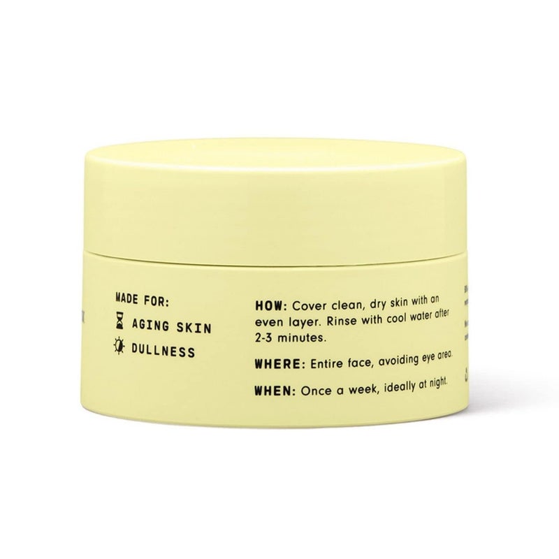 Versed Doctor's Visit Skin Resurfacing Face Mask - Glycolic Acid + Lactic Acid Face Exfoliant for Dark Spots & Skin Texture - AHA BHA Enzyme Mask to Brighten, Smooth Rejuvenate Skin (1.7 fl oz) - Image 2