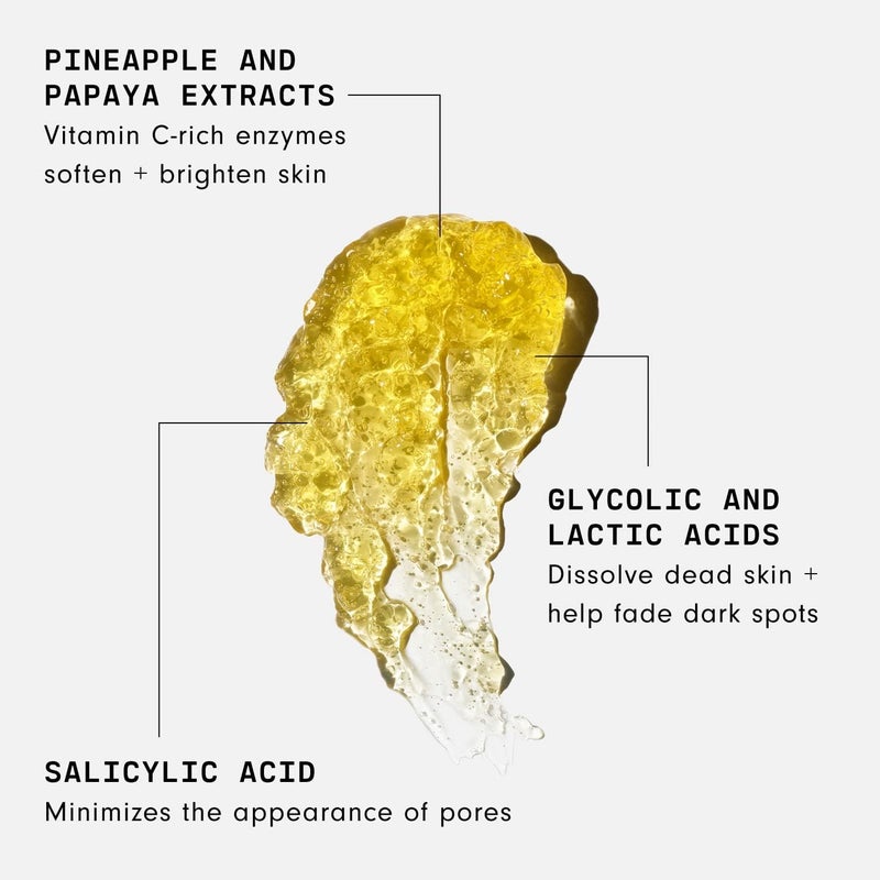 Versed Doctor's Visit Skin Resurfacing Face Mask - Glycolic Acid + Lactic Acid Face Exfoliant for Dark Spots & Skin Texture - AHA BHA Enzyme Mask to Brighten, Smooth Rejuvenate Skin (1.7 fl oz) - Image 5