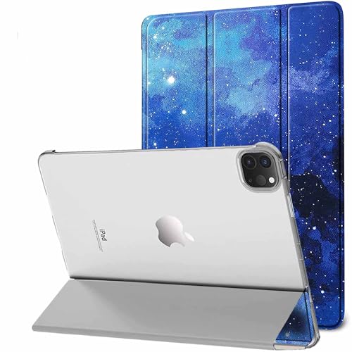 ProElite Case for iPad Air 11 Inch M4/M3/M2 2026/2025/2024, Air 5th Gen 2022/iPad Air 4th Gen 2020 10.9 Inch, Slim Hard PC Translucent Back Shell Smart Cover Fit iPad Air 11 & Air 10.9 Case,Stars - Image 1