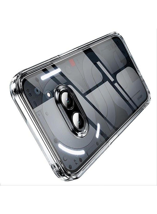 Clear Case Compatible with Nothing Phone 2a,2024 Release,Crystal Clear Anti-yellowing and Anti-fouling Phone Case for Phone 2a - Image 2