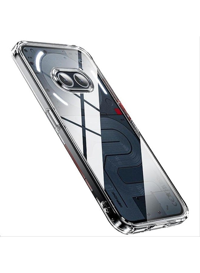 Clear Case Compatible with Nothing Phone 2a,2024 Release,Crystal Clear Anti-yellowing and Anti-fouling Phone Case for Phone 2a - Image 1
