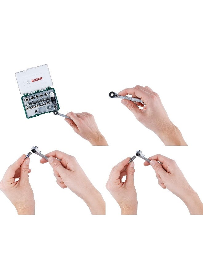 BOSCH Bosch Screwdriver Bit And Ratchet Set, 27 Pieces  - Image 4