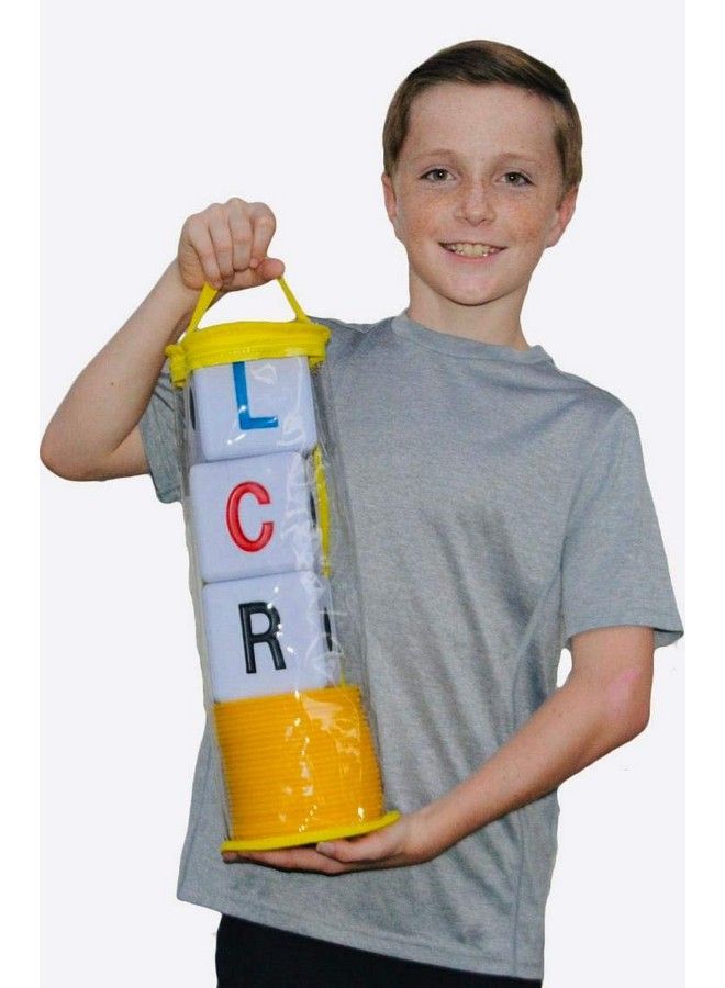 LCR Big Left Center Right™ Dice Game Zip Bag (Yellow) - Image 1