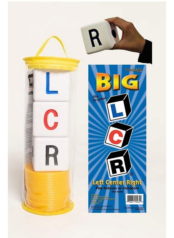 LCR Big Left Center Right™ Dice Game Zip Bag (Yellow) - Image 4