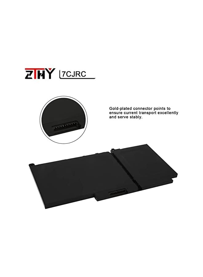 ZTHY 42Wh 7Cjrc Laptop Battery Compatible With Dell Latitude 7470 7270 E7470 E7270 Series Notebook Knm09 0Knm09 21X15 021X15 - Image 4