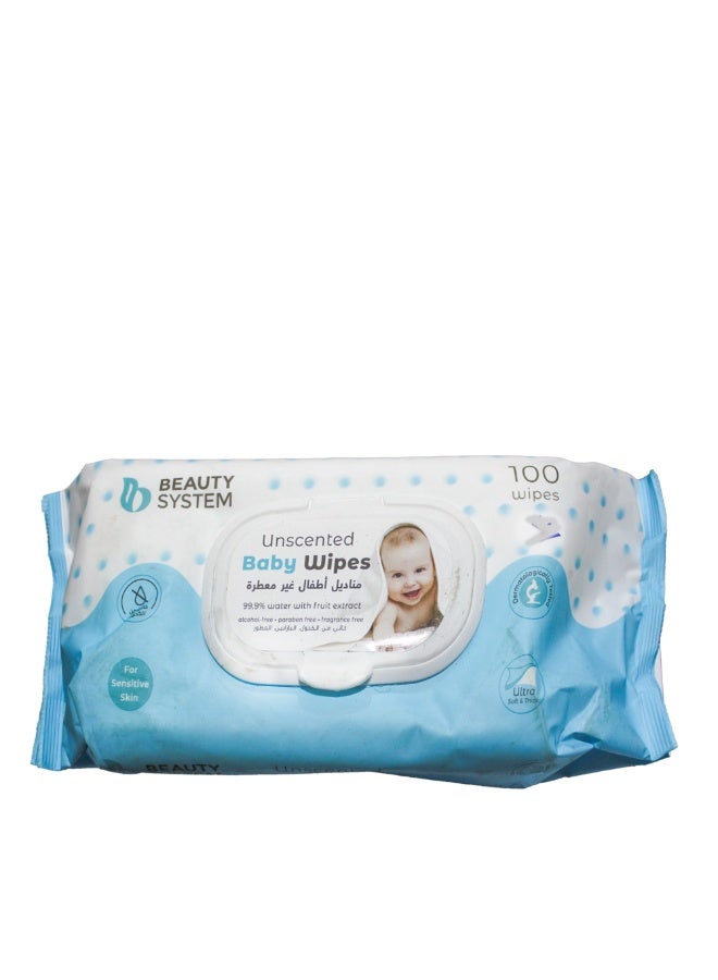 مناديل اطفال غير معطرة  100 منديل