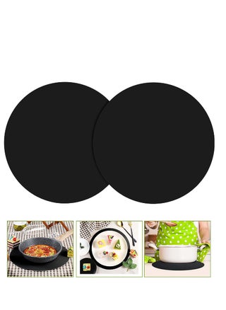 Multi-Purpose Silicone Microwave Mat, 12 Inch Non Stick, BPA Free, Food Grade Safe, Heat Resistant to 475°F, Dishwasher Safe Splatter Guard, Hot Pad, Pot Holder, Minimize Mess 2 Pack - pzsku/ZD8F11776C7B22A262C6AZ/45/_/1698661160/210738da-02a7-405a-af74-1eb88c6e3be9