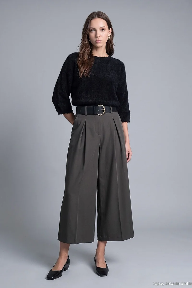 Dilvin Black DILVIN Women's Wool Blend Sweater for Women | Best Price UAE