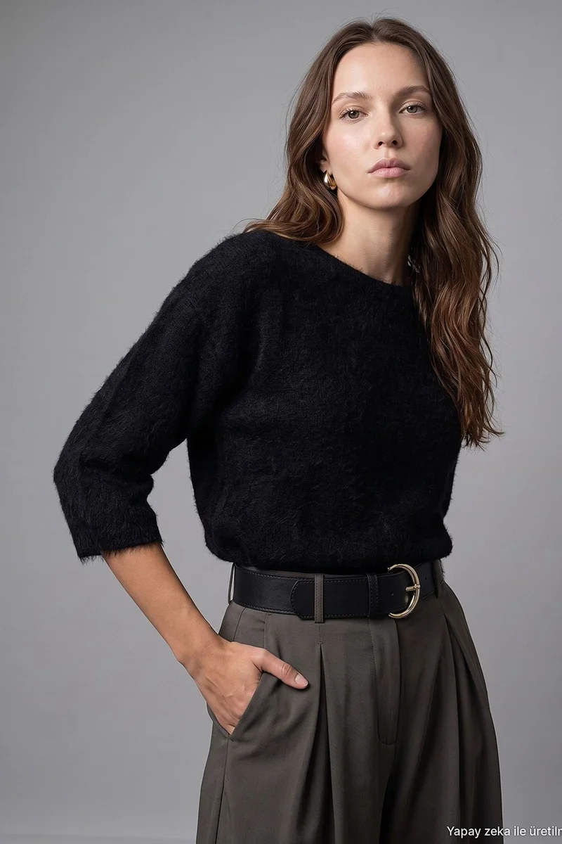 DILVIN Women's Wool Blend Sweater