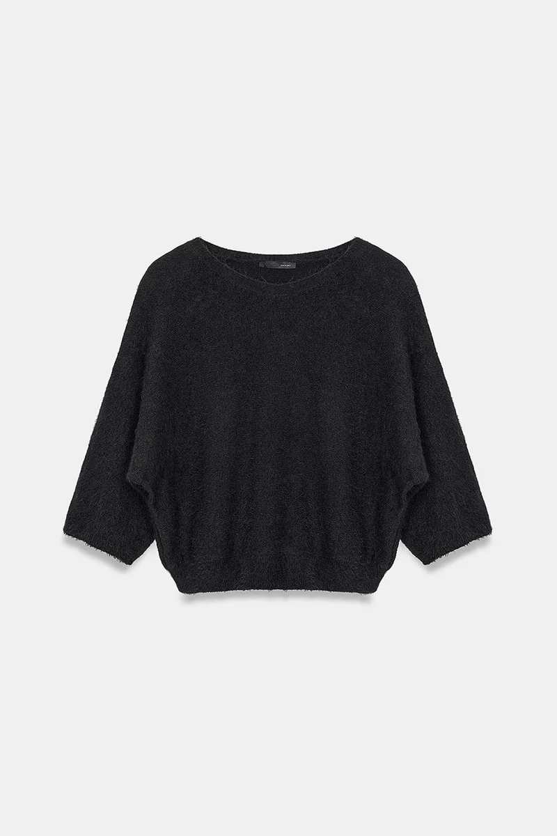 Dilvin Black DILVIN Women's Wool Blend Sweater for Women | Best Price UAE