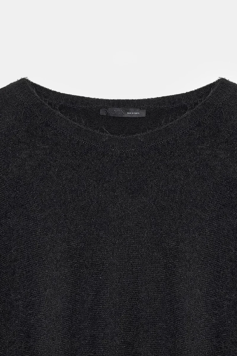 Dilvin Black DILVIN Women's Wool Blend Sweater for Women | Best Price UAE
