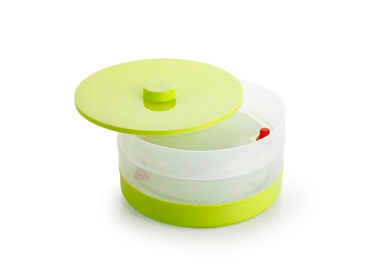 Ganesh Hygienic Sprout Maker | Organic Home Making Fresh Sprouts Beans for Living Healthy Life (2 Layer) Multicolor - Image 1