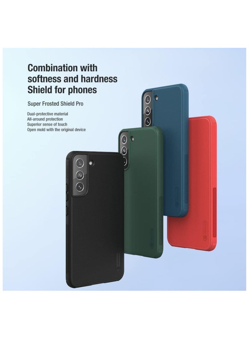 Nillkin Super Frosted Shield Pro Matte cover case for Samsung Galaxy S22 Plus - RED - Image 2