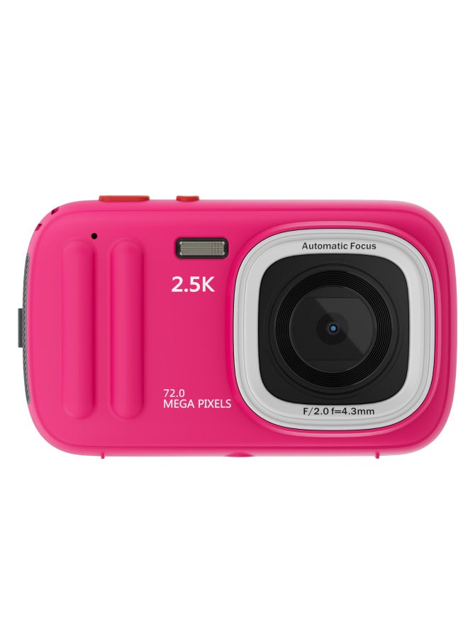 Generic HD Selfie Camera 72 Million Pixel Entry Mini Home Travel Portable Shooting Card Machine-Body Color:Snow Area White  - Image 4