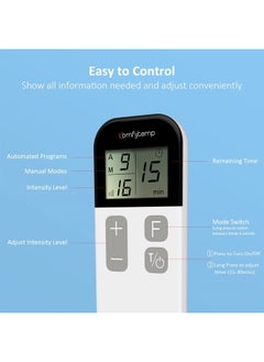 Comfytemp Wireless TENS Unit Muscle Stimulator for Pain Relief Therapy, Rechargeable TENS Machine for Pain Management, Portable TENS Device for Back, Shoulder, Cramps Pain Relief, 15 Modes, 2 Pads  - Image 5