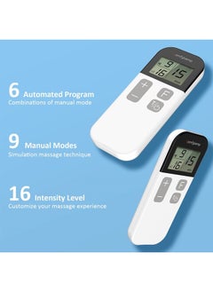 Comfytemp Wireless TENS Unit Muscle Stimulator for Pain Relief Therapy, Rechargeable TENS Machine for Pain Management, Portable TENS Device for Back, Shoulder, Cramps Pain Relief, 15 Modes, 2 Pads  - Image 4