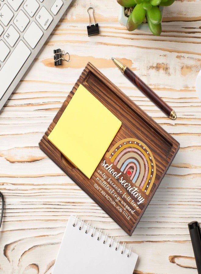 YODOCAMP School Secretary Appreciation Gifts Self-Stick Note Pad Holders, Thank You Gifts for Secretary School Office Assistant Principal Admin Staff Worker Desk TZP05 - Image 3