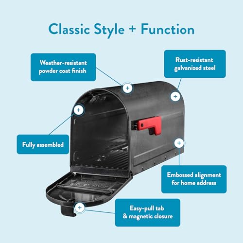 ARCHITECTURAL MAILBOXES 7600P-10 MB1 Mailbox, Medium, Pewter - Image 3