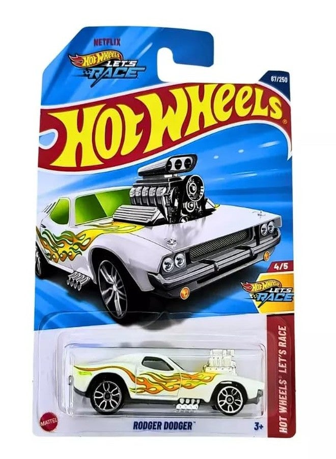 Hot Wheels Rodger Dodger, Let's Race Series 4/5, 1:64 Scale Diecast - Image 1