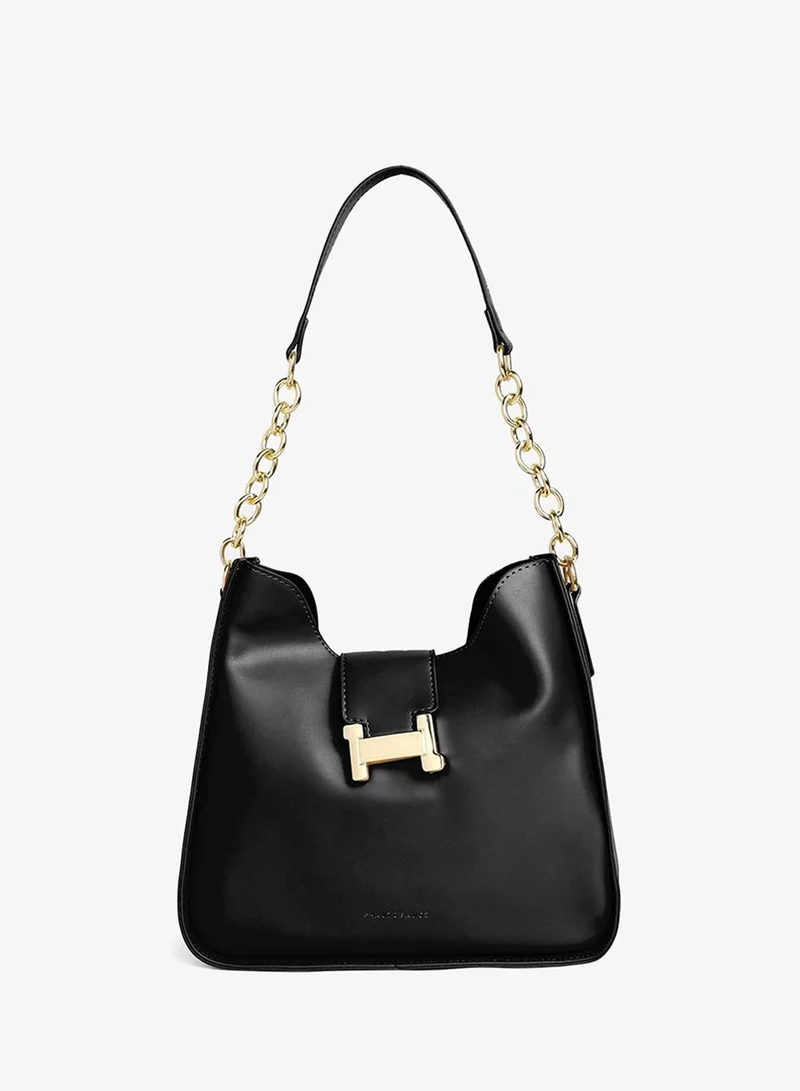 Haute Sauce  The Monogram Shoulder Bag - Midnight Black for Women | Best Price UAE