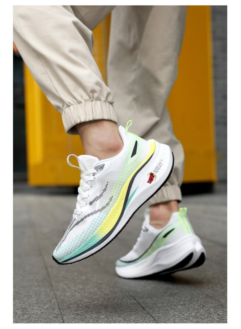 NIBEMINENT أحذية رياضية للرجال بتصميم كاجوال سطح شبكي نعل مريح وقابل للتنفس مقاوم للاهتراء وغير قابل للانزلاق - Image 3