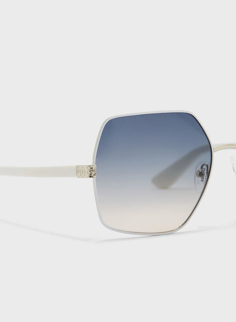 GUESS Metal Shaped Sunglasses