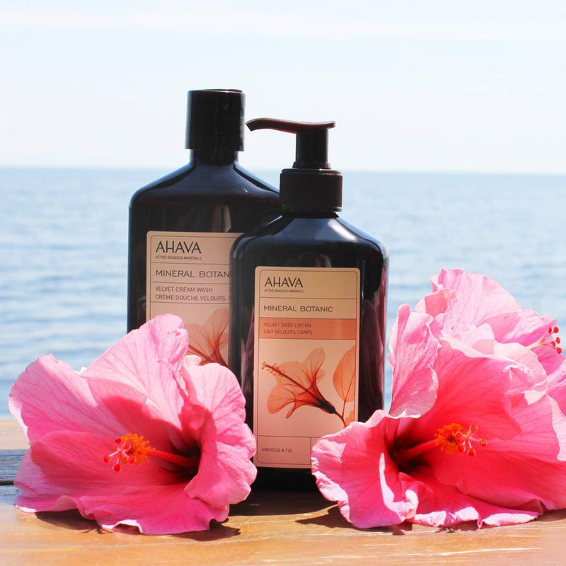 AHAVA Mineral Botanic Velvet Body Lotion - Hibiscus & Fig - Image 2
