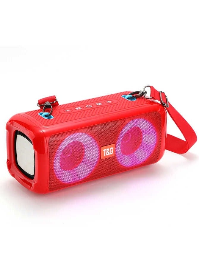 T&G TG641 Portable Wireless Bluetooth Speaker by FeelMax – High-Power Stereo Sound, Dual Subwoofers, and Long-Lasting Battery for Outdoor and Indoor Entertainment