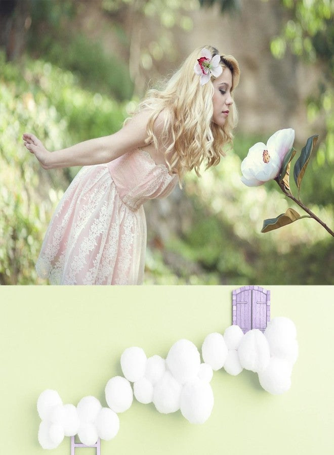 CellElection 9 Pack Multicolored Women Big Chiffon Orchid Flower Bohemian Flowers Hair Clip for Bridal Wedding Accessory Hair Pins Hair Barrette Accessories - Image 4