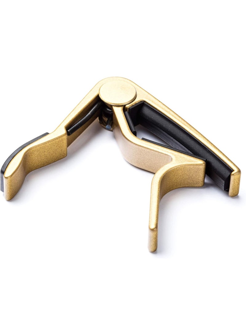 Dunlop Acoustic Trigger, Curved, Gold Guitar Capo - Image 2
