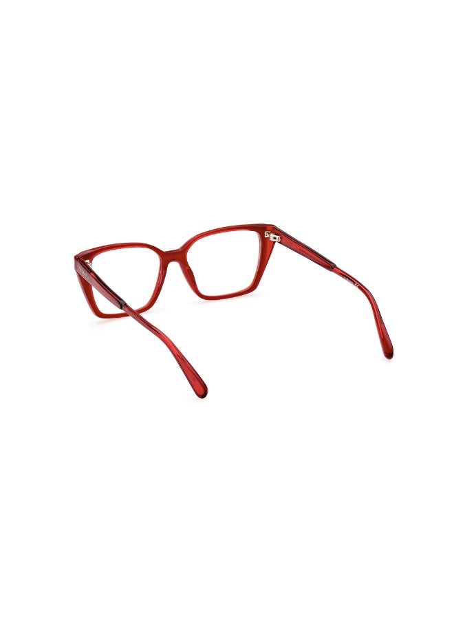 ماكس اند كو نظارة طبية بشكل مربع للنساء بأذرع من الأسيتات MO5059  مقاس 51 - احمر - Image 3