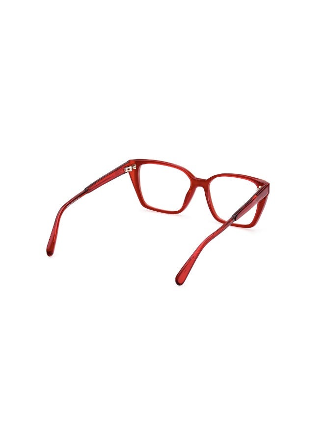 ماكس اند كو نظارة طبية بشكل مربع للنساء بأذرع من الأسيتات MO5059  مقاس 51 - احمر - Image 5