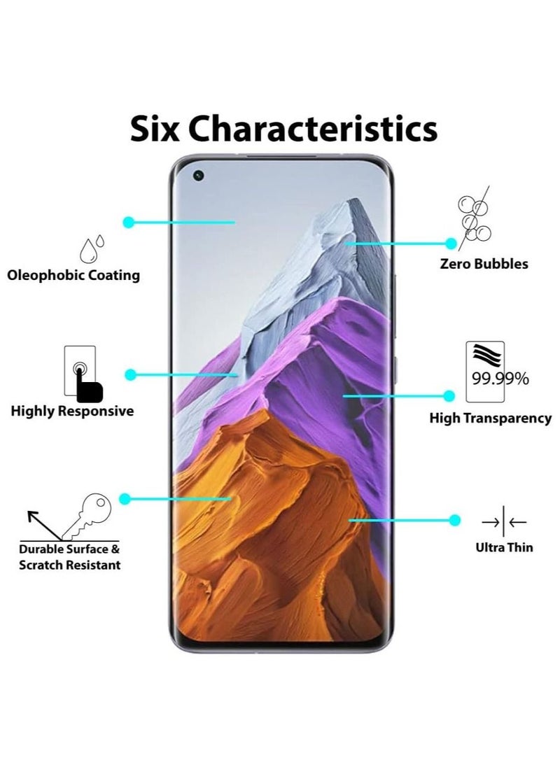 Generic - XIAOMI MI 11 I  Tempered Glass Screen Protector Full Glue Edge to Edge 9H Hardness Anti Fingerprint 3D Curved Round Edges Scratch Proof for XIAOMI MI 11I (5D) - Image 1