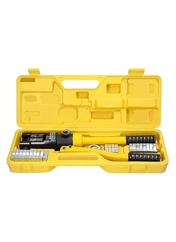 PROMASS YQ-300 Hydraulic Crimping Plier with Dies Manual Hydraulic Hose Crimping Tool Set Copper Aluminum Cable Terminal Cold Pressing Tools  - Image 1