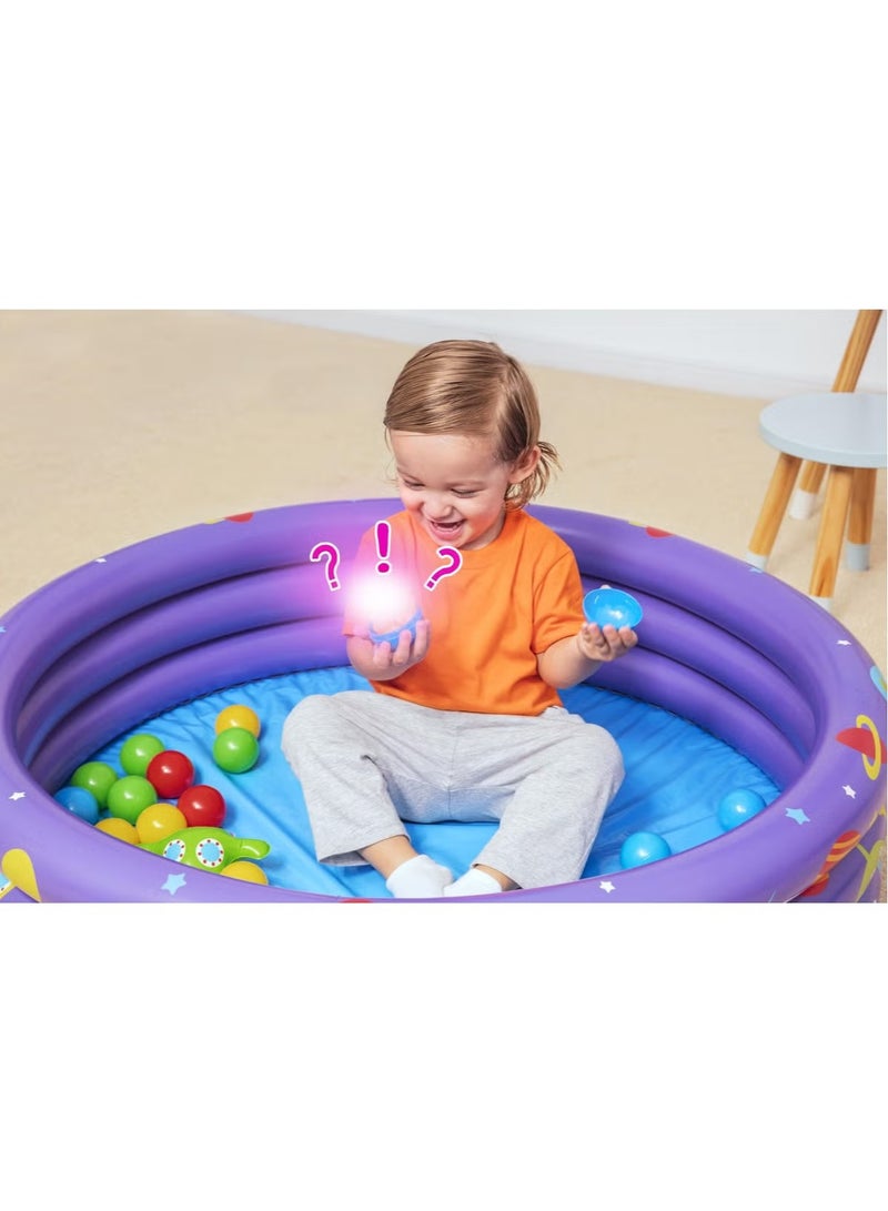 بست واي حوض مسبح مع كرات للأطفال 3 طبقات مع 50 كرة و4 مفاجآت داخلية 26-52466 - Image 2
