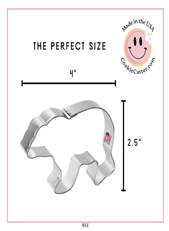 Foose Polar Bear Cookie Cutter 4 Inch Animals Handmade in USA Tin Plated Steel - Image 2