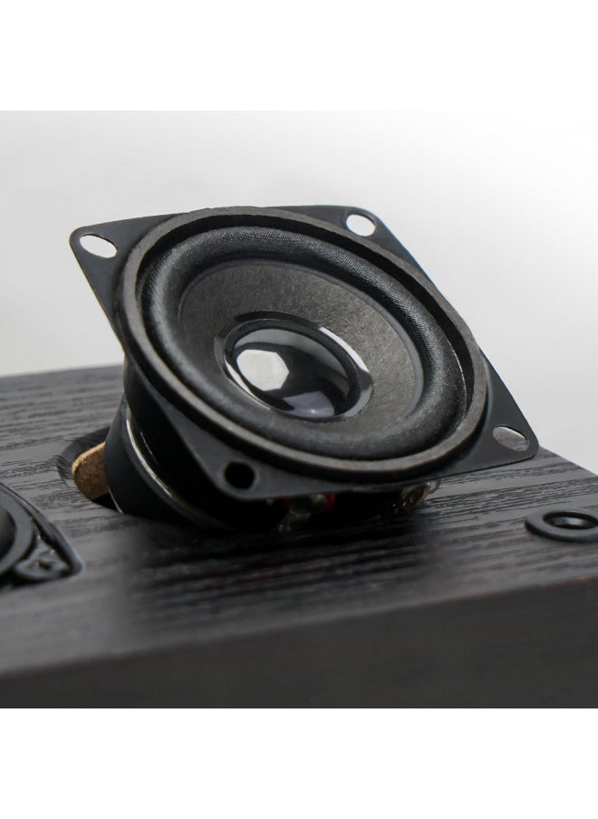 RIOWOIS RIOWOIS Passive Bookshelf Speakers for Home Theater Surround Sound, Home Desktop Stereo Speakers with Crisper Sound and Classic Wood Grain for Record Player/Computer/TV, Wall Mountable, One Pair.  - Image 1