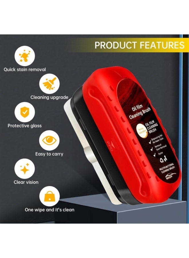 Oil cleaning brush for car glass, glass coating for the windshield, windshield cleaning tool, improves clarity and visibility - Image 4