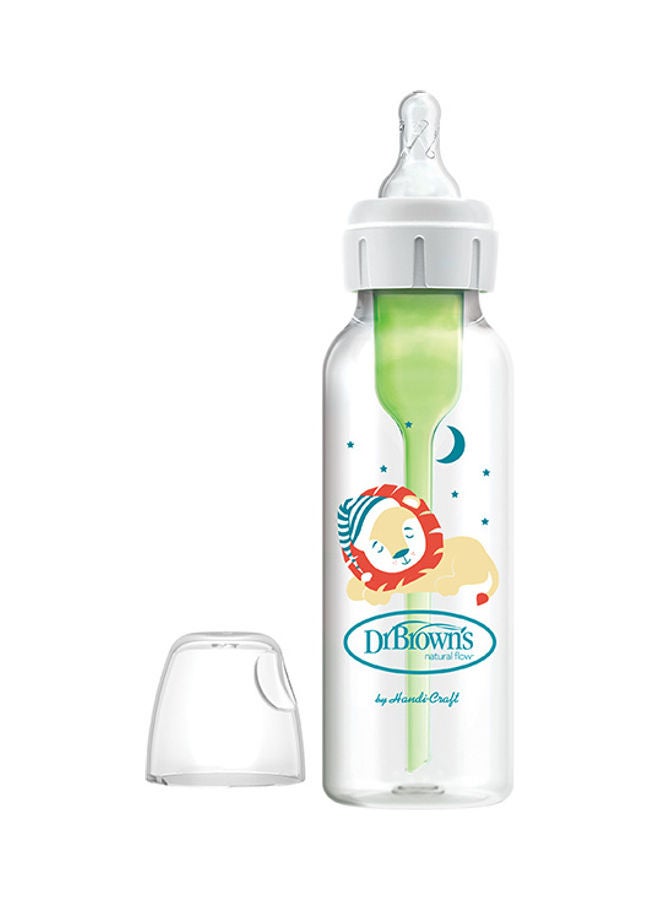 Dr. Brown’s 8 Oz/250 Ml Anti-Colic Pp Narrow Options+ Bottle, Lion Deco, 1-Pack - Image 2