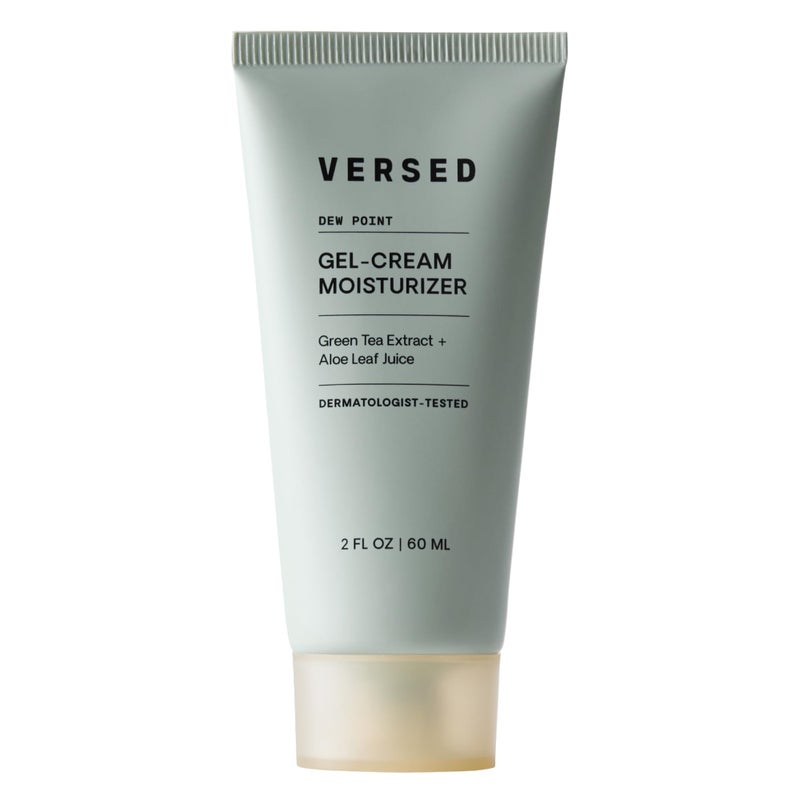 Versed Dew Point Gel Moisturizer For Face - Antioxidant-Rich Gel Cream with Green Tea Extract + Aloe Leaf Juice - Fast Absorbing, Non-Greasy Hybrid Facial Cream for Dry Skin, Vegan (2 fl oz) - Image 1