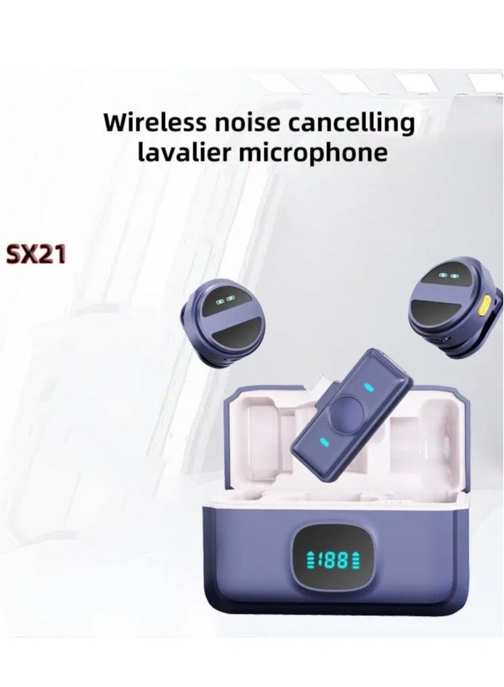 ELTRAZONE ميكروفون لاسلكي SX21 Type-C 2.4G مع تقليل الضوضاء ENC | ميكروفون مكثف متعدد الاتجاهات 360° | مشبك مغناطيسي، توصيل وتشغيل | بطارية تدوم 9 ساعات للبث المباشر، المقابلات، الفلوجات - Image 4