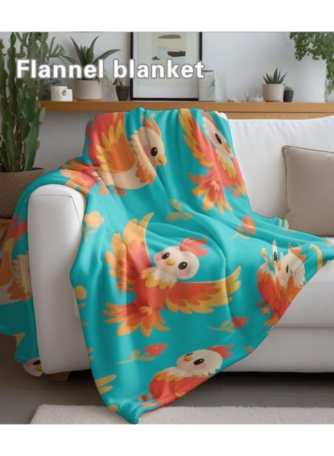 general Baby and children's cartoon flannel thin blanket (warm and comfortable, suitable for sleep, game use) 70cm*100cm - Image 3