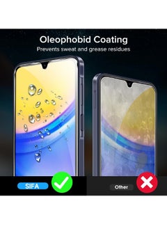 Glass 2 Pack Samsung Galaxy A15 5G / 4G Screen Protector + 2 Pack Camera Lens Protector, 9H Hardness, Upgraded HD Tempered Glass, Touch Sensitive, Bubble Free, Case Friendly (Boxed, 2+2 Pack)  - Image 5