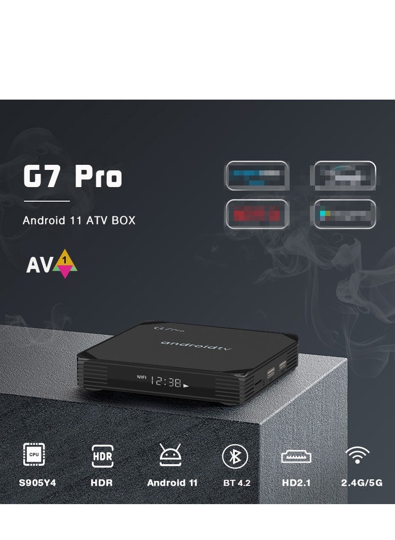 Android - Android TV Set Top Box With Remote Leap-S1 Black - Image 1