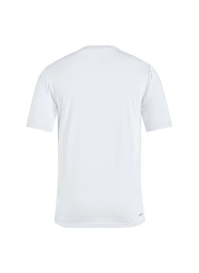 اديداس adidas TR-ES FR T White Training T-SHIRTS for Men - XS