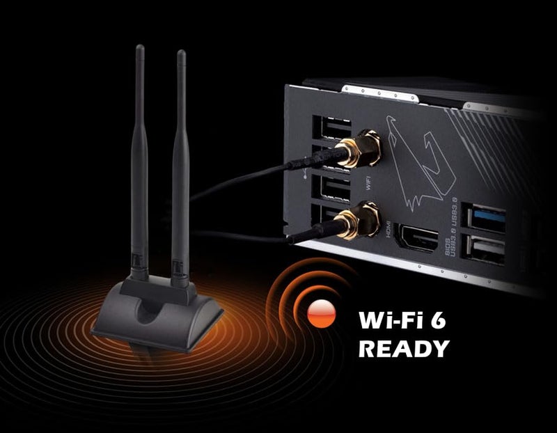 TECHTOO WiFi Antenna Dual Band 2.4GHz - 5.8GHz with RP-SMA Connector Magnetic Base for Wireless Network Router - USB Adapter - PCI PCIe Cards - Signal Booster - Access Point - Wireless Range Extender - Image 5