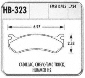 Hawk Performance HB323P.724 SuperDuty Brake Pad - Image 2