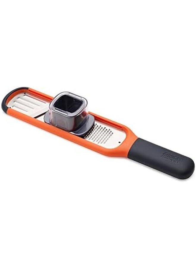 Joseph Joseph Handi Grate 2 In 1 Grater And Slicer Orange  - Image 2